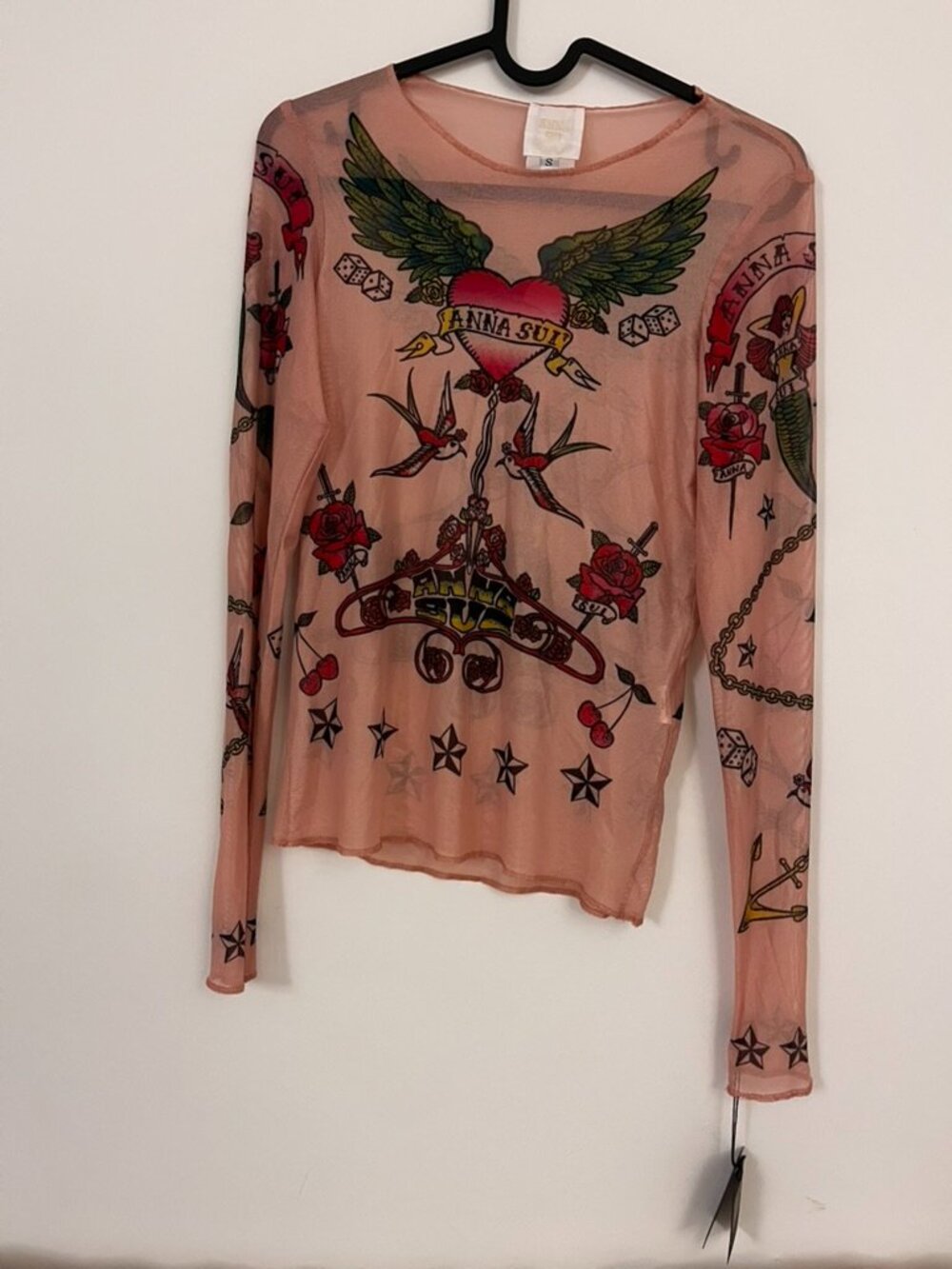 NWT Anna Sui Mesh Top